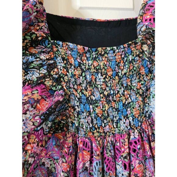 Anthropologie Clementina Eyelet Maxi Dress L - Picture 11 of 13